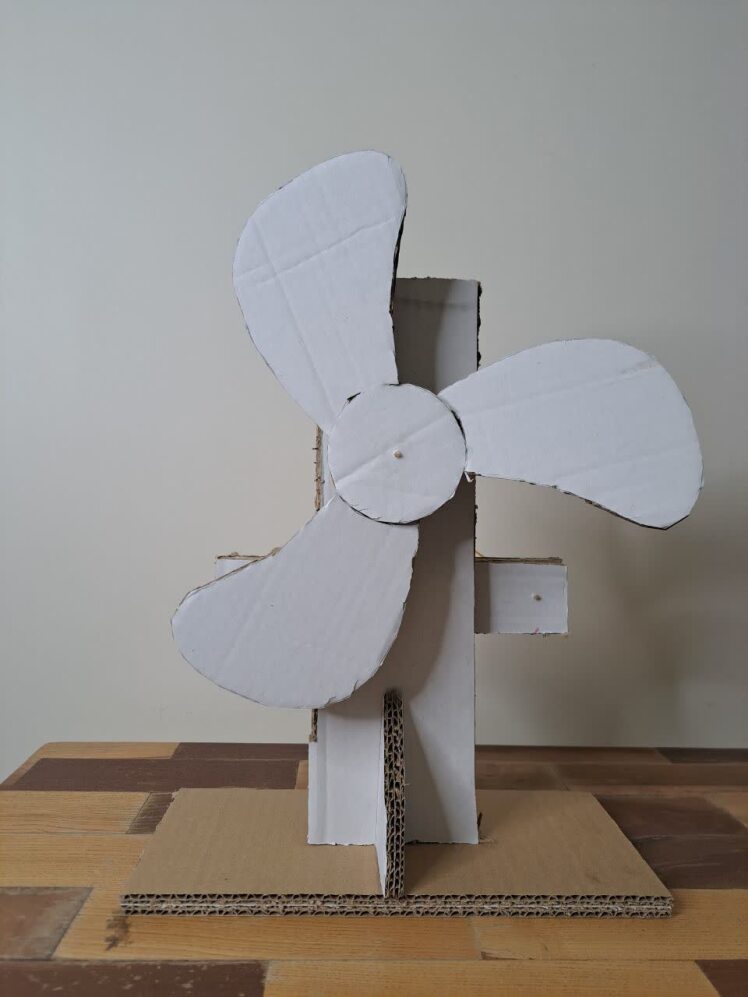 کمک درسی علوم پنکه دستی برای تبدیل انرژی در علوم کلاس چهارم وششم ابتدایی