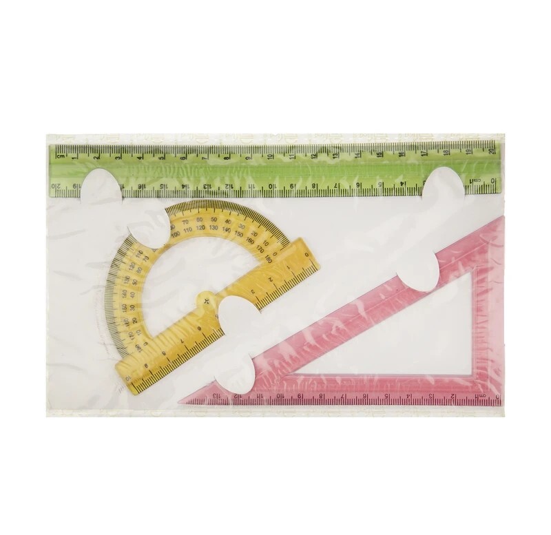  ست خط کش 3 تایی 